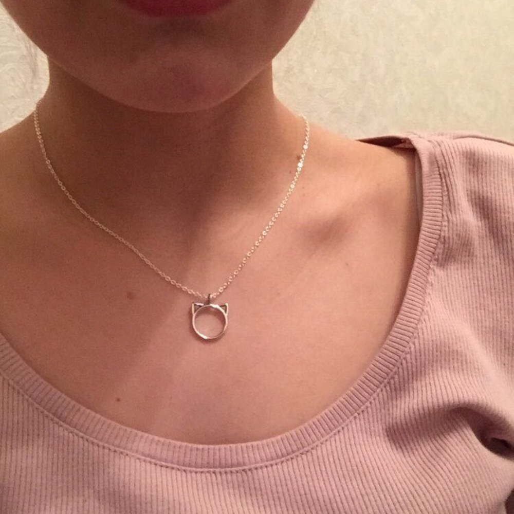 Purrfection Cat Ear Necklace - Picture 3 of 3